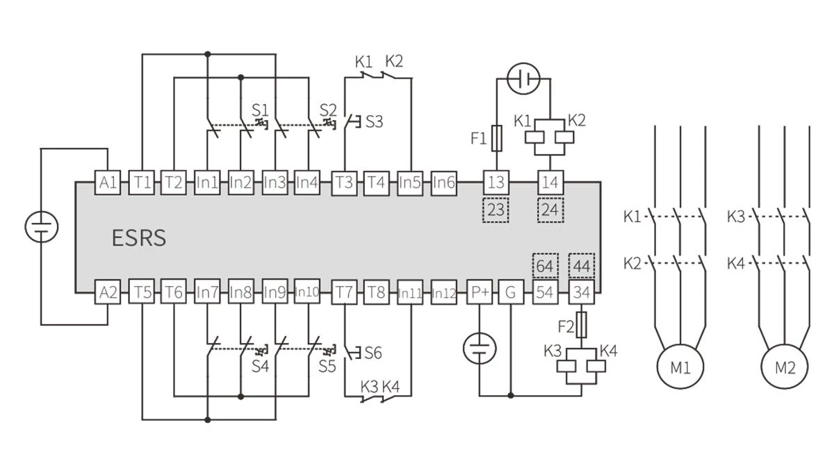 4 CHANNEL ESRS Safety Control Module