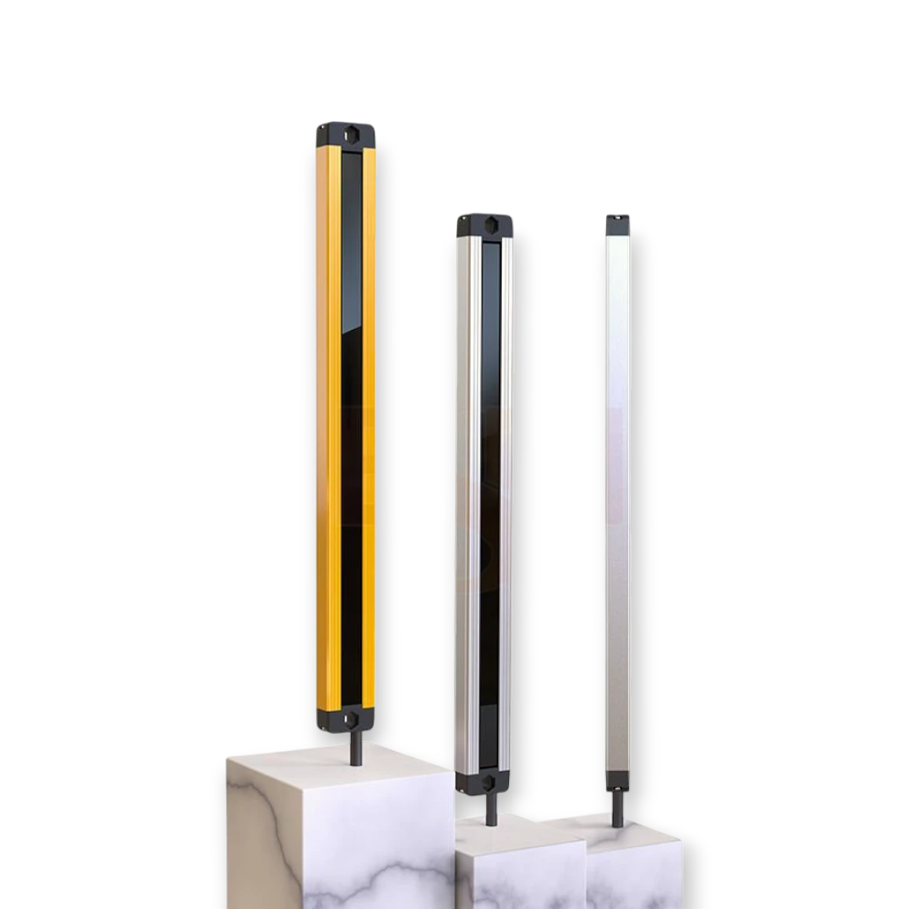 EB13 Ultra-thin Safety Light Curtain series 1 EB13-0440PCSC-025 Ultra-thin safety light curtain, resolution 45 mm, 4 beams, protective height 120 mm, output PNP - Image 1