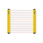 10ESE1190-120N-10 Type 4 Safety Light Curtain, resolution 20 mm, 120 beams, protective height 1190 mm, output NPN*2