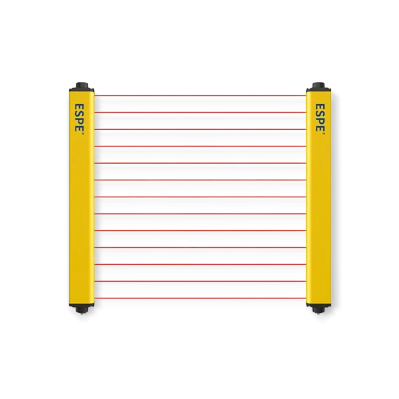 40ESE120-04PR-5 Type 4 Safety Light Curtain, resolution 50 mm, 4 beams, protective height 120 mm, output PNP*2