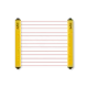 10ESE1030-104N-10 Type 4 Safety Light Curtain, resolution 20 mm, 104 beams, protective height 1030 mm, output NPN*2