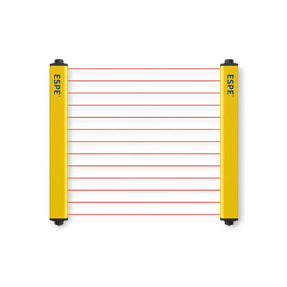 ESE Type 4 Safety Light Curtain 1 10ESE1030-104PEG-5 Type 4 Safety Light Curtain, resolution 20 mm, 104 beams, protective height 1030 mm, output PNP*2 - Image 1