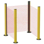 ESQC-N9610PC4-30 Multiple-side safety light curtain, resolution 20 mm, 96 beams, protective height 950 mm, output PNP - Image 2