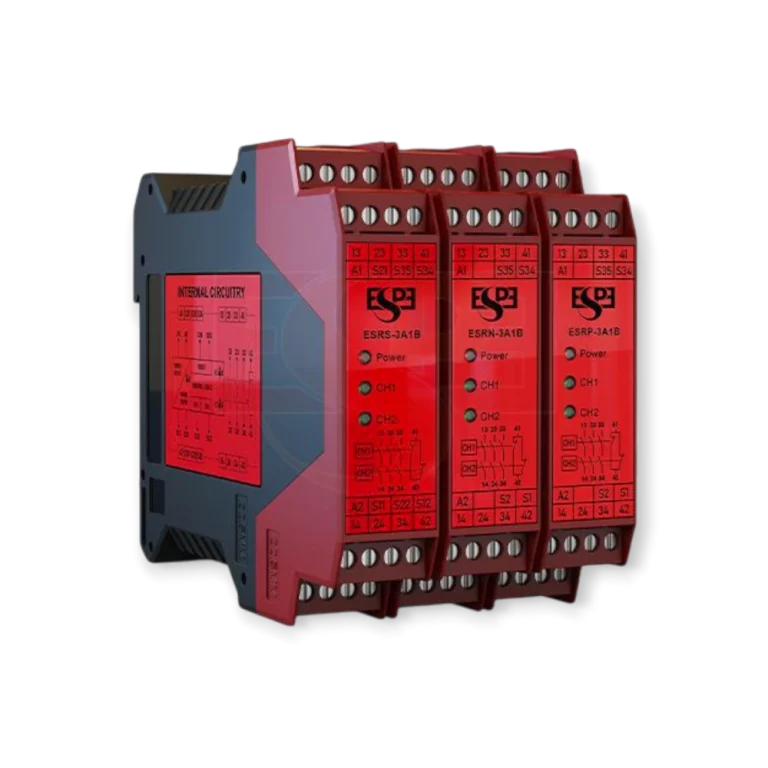 ESRP-2A1B-E Relay input Dual channel PNP, output  2NO 1NC