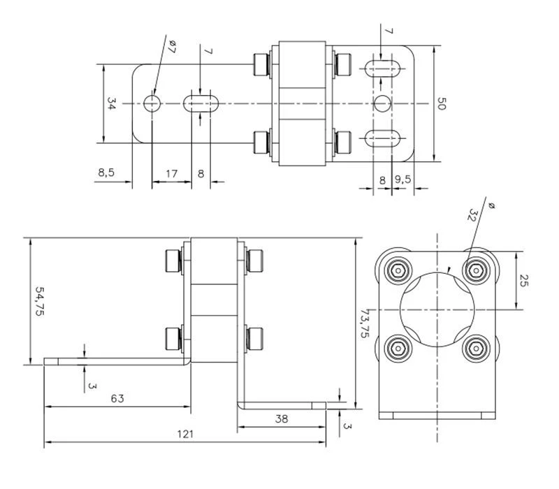 JZ Bracket ESN Economical Safety Light Curtain series-1