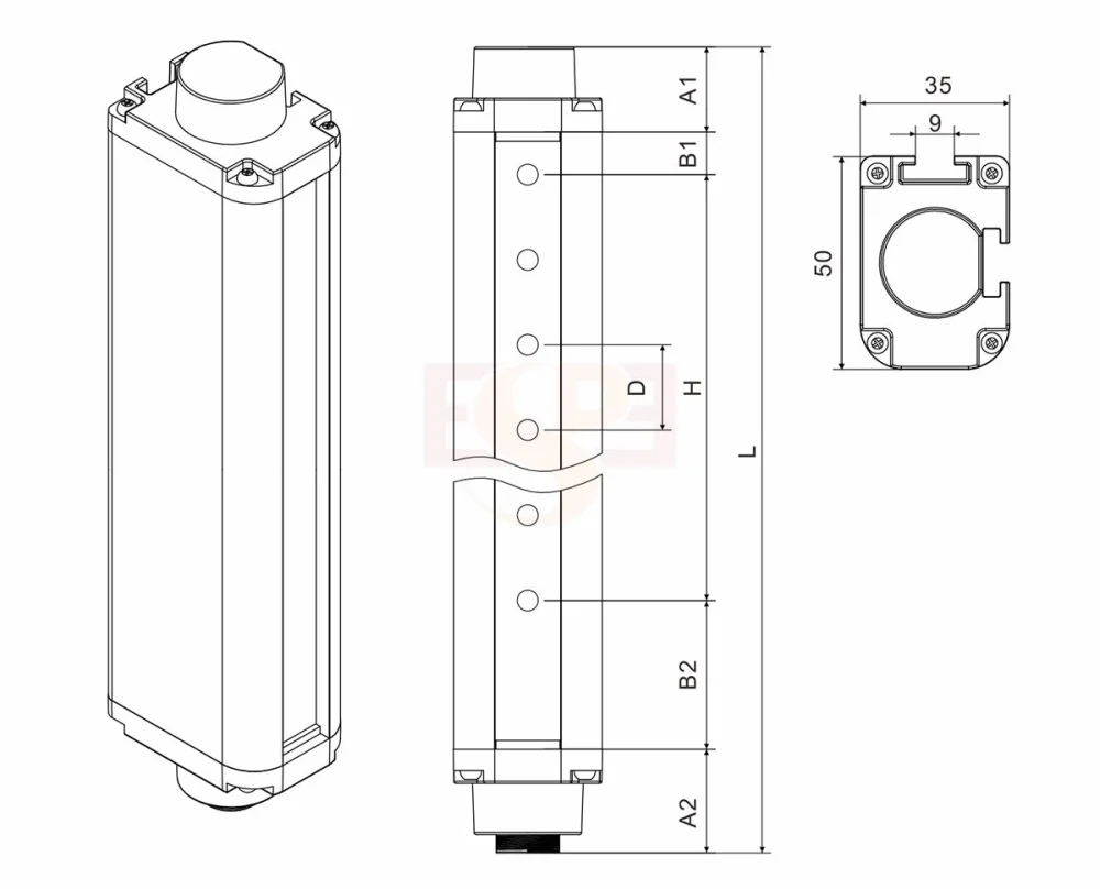 SIZE ESN Economical Safety Light Curtain series