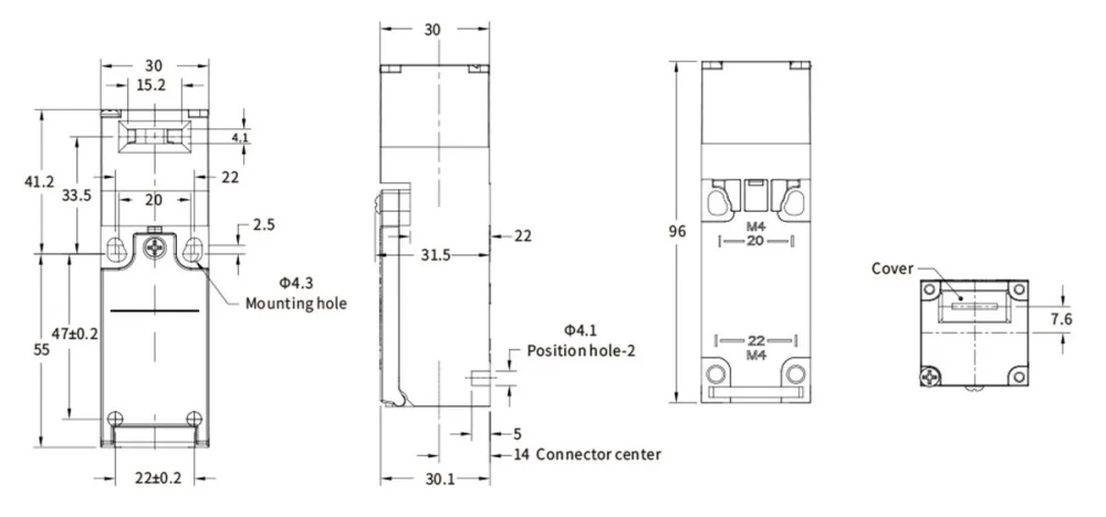 SIZE SSM11 Safety Door Switch economic