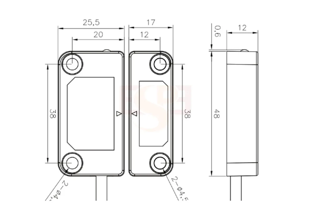 SIZE SSR21 Contactless Safety Door Switch