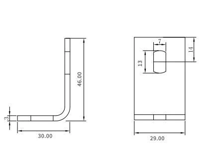 bracket 1 ESCH Central Correction Light Curtain Sensor Series 1