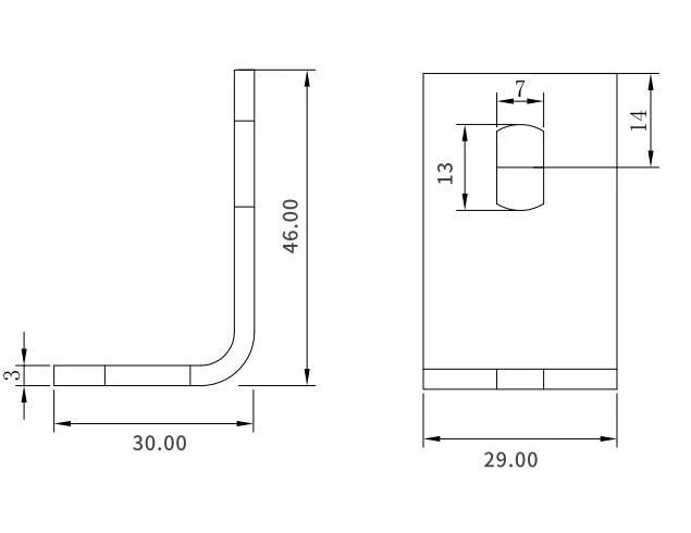 bracket ESCF Spraying Coating Light Curtain Sensor 1