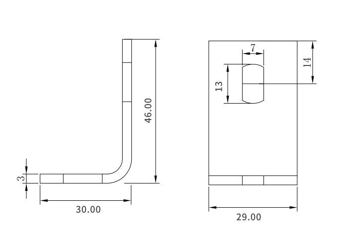 bracket ESCL Measuring Light Curtain Sensor Series 1