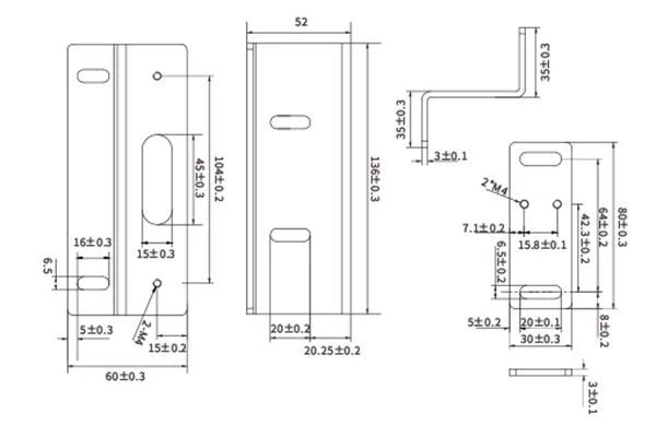 bracket SLR11 High Level Safety Interlock 1-1