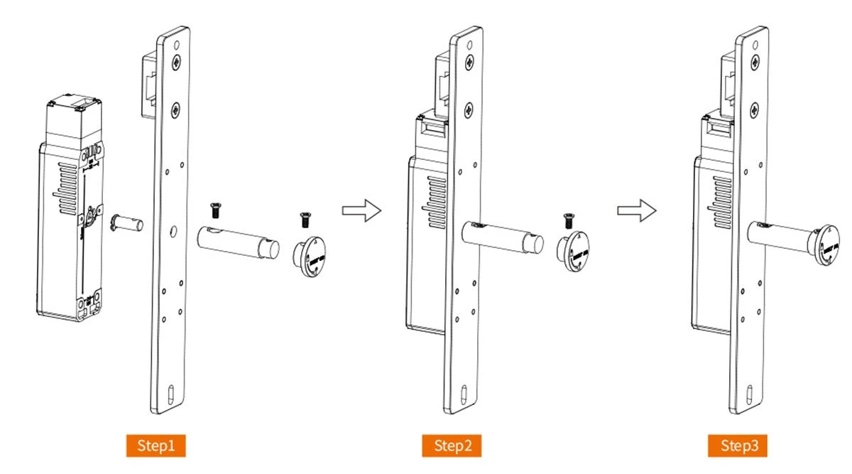 install SLM11 Safety Door Switch(4 contacts)