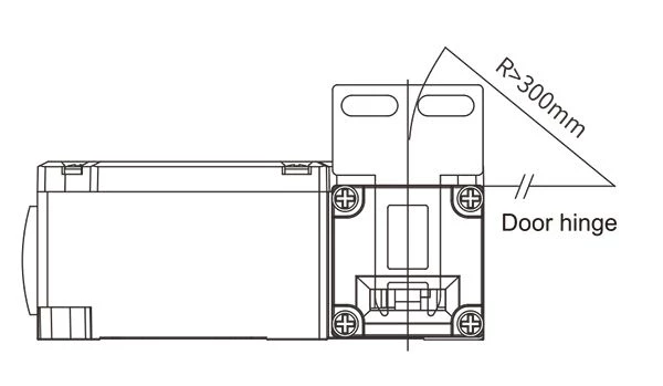 install SLM21 Safety Door Switch 2