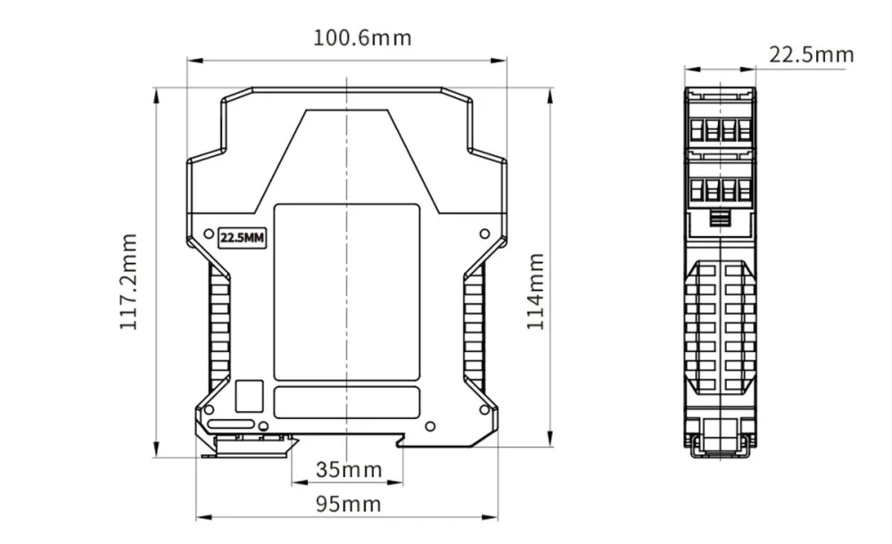 size ESR Safety Relay Module